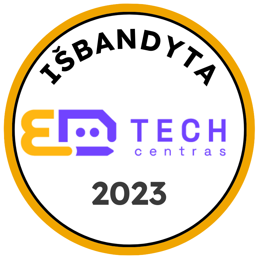 Išbandyta Edtech Centras 2023
