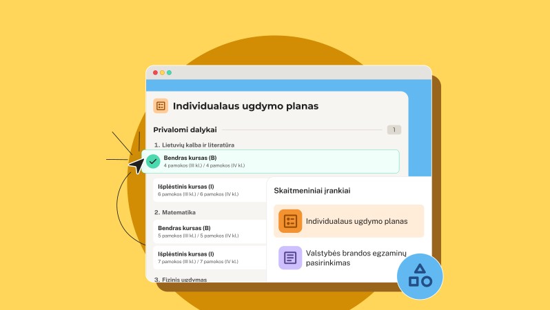 Individualaus ugdymo plano (IUP) pasirinkimo organizavimas mokykloje