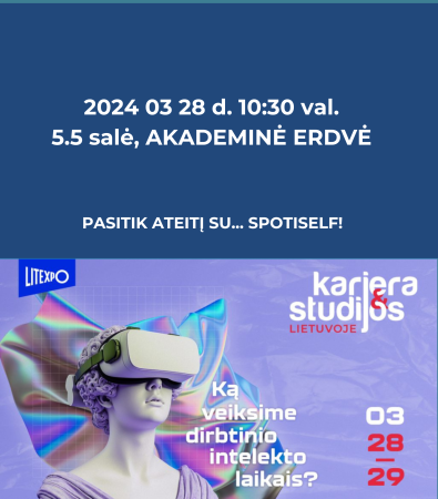 Kviečiame susitikti KARJERA ir STUDIJOS Lietuvoje 2024