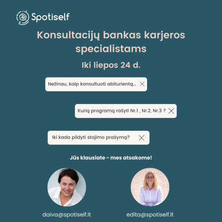 Konsultacijų bankas karjeros specialistams