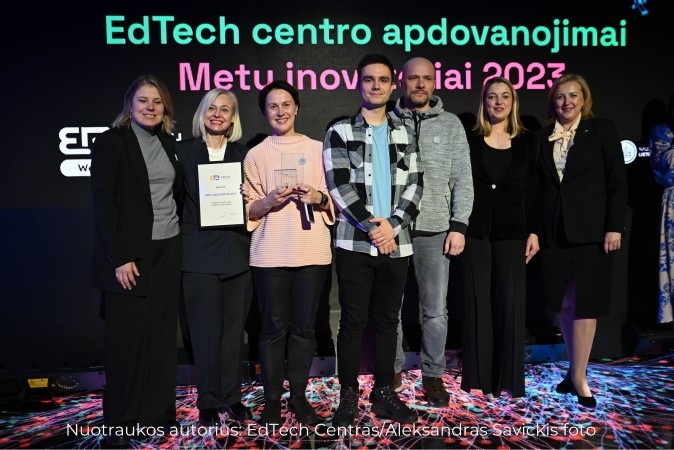 Spotiself pripažintas EdTech centro Metų inovatorius 2023 už metų skaitmeninį sprendimą